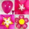 153PCS Summer Balloon Arch Garland Kit with Hot Pink Orange Yellow Green Blue Balloons
